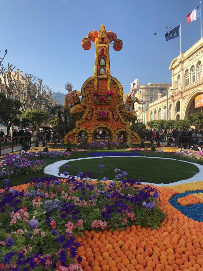 Appartement Terrasse Dans Palace Centre Ville Menton Eksteriør bilde